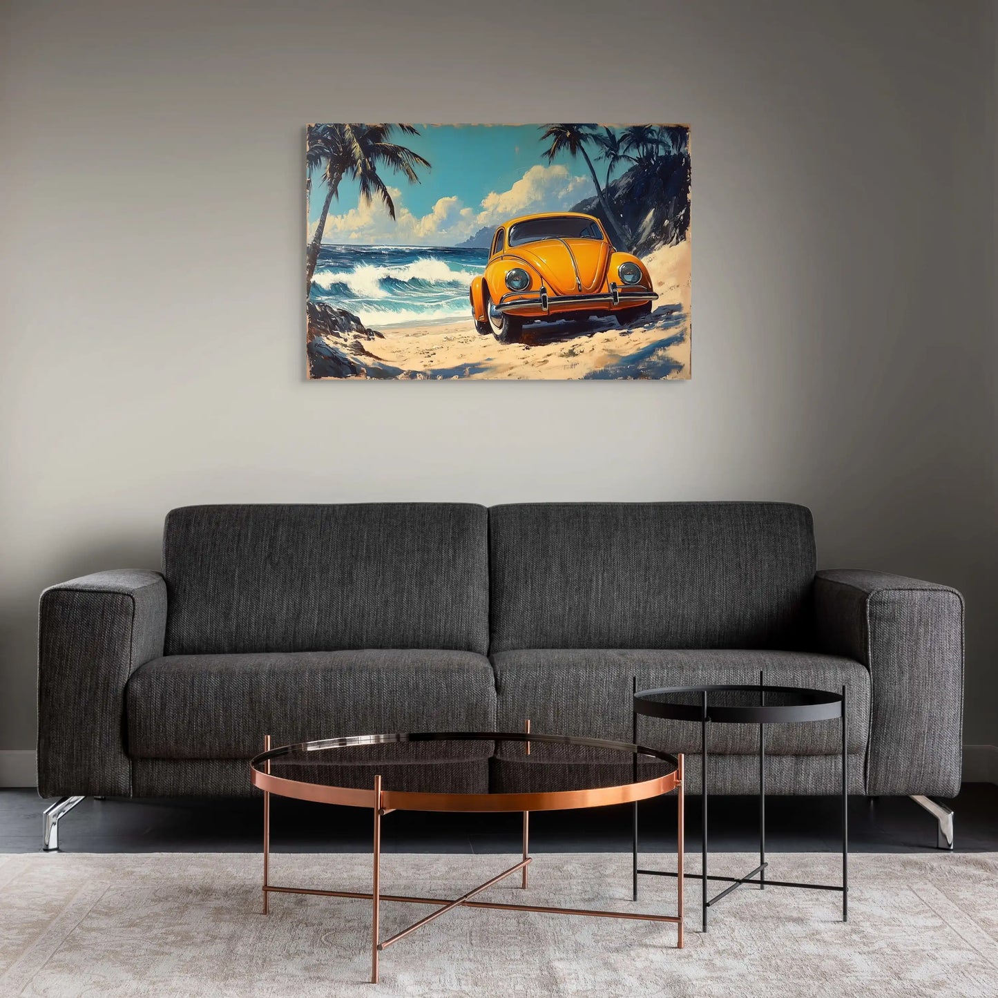 Tableau Toile Vintage : California Beetle Affiches, reproductions et œuvres graphiques Art Virtuoso