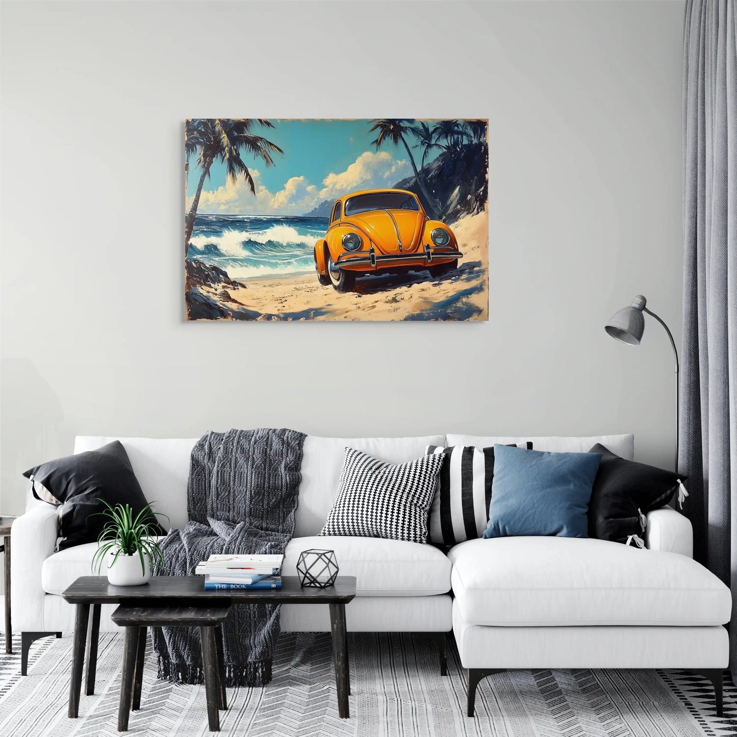 Tableau Toile Vintage : California Beetle Affiches, reproductions et œuvres graphiques Art Virtuoso