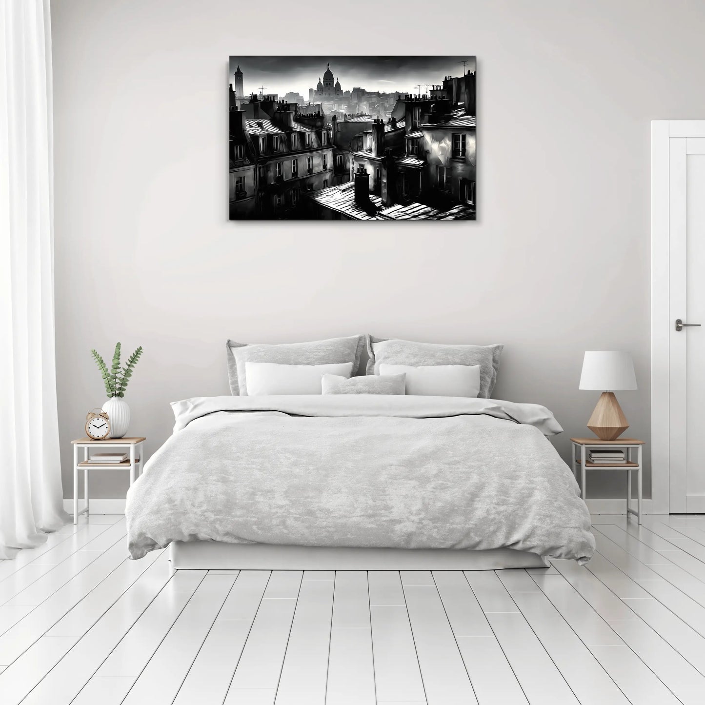 Tableau Toits de Paris – Ombres d’ardoise