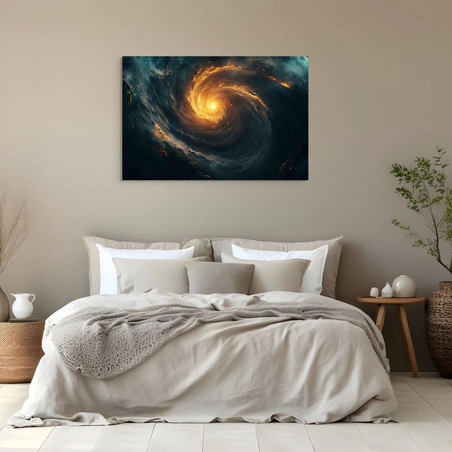 Tableau Univers : Spirale Cosmique Affiches, reproductions et œuvres graphiques Art Virtuoso