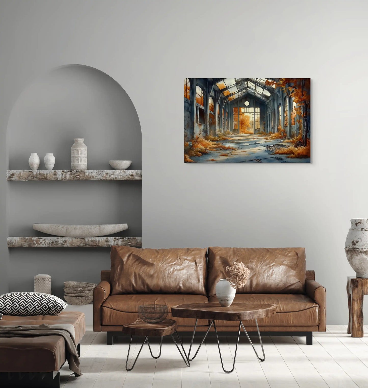 Tableau Usine Désaffectée - Passé industriel Affiches, reproductions et œuvres graphiques Art Virtuoso