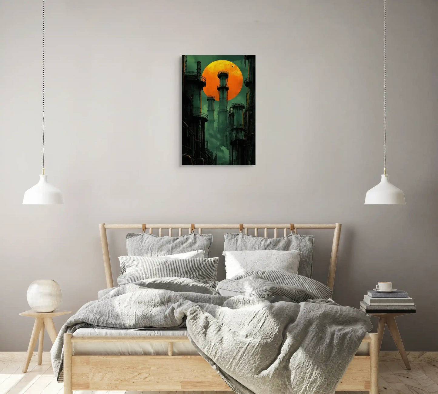 Tableau Vintage Industriel - Échos Urbains Affiches, reproductions et œuvres graphiques Art Virtuoso