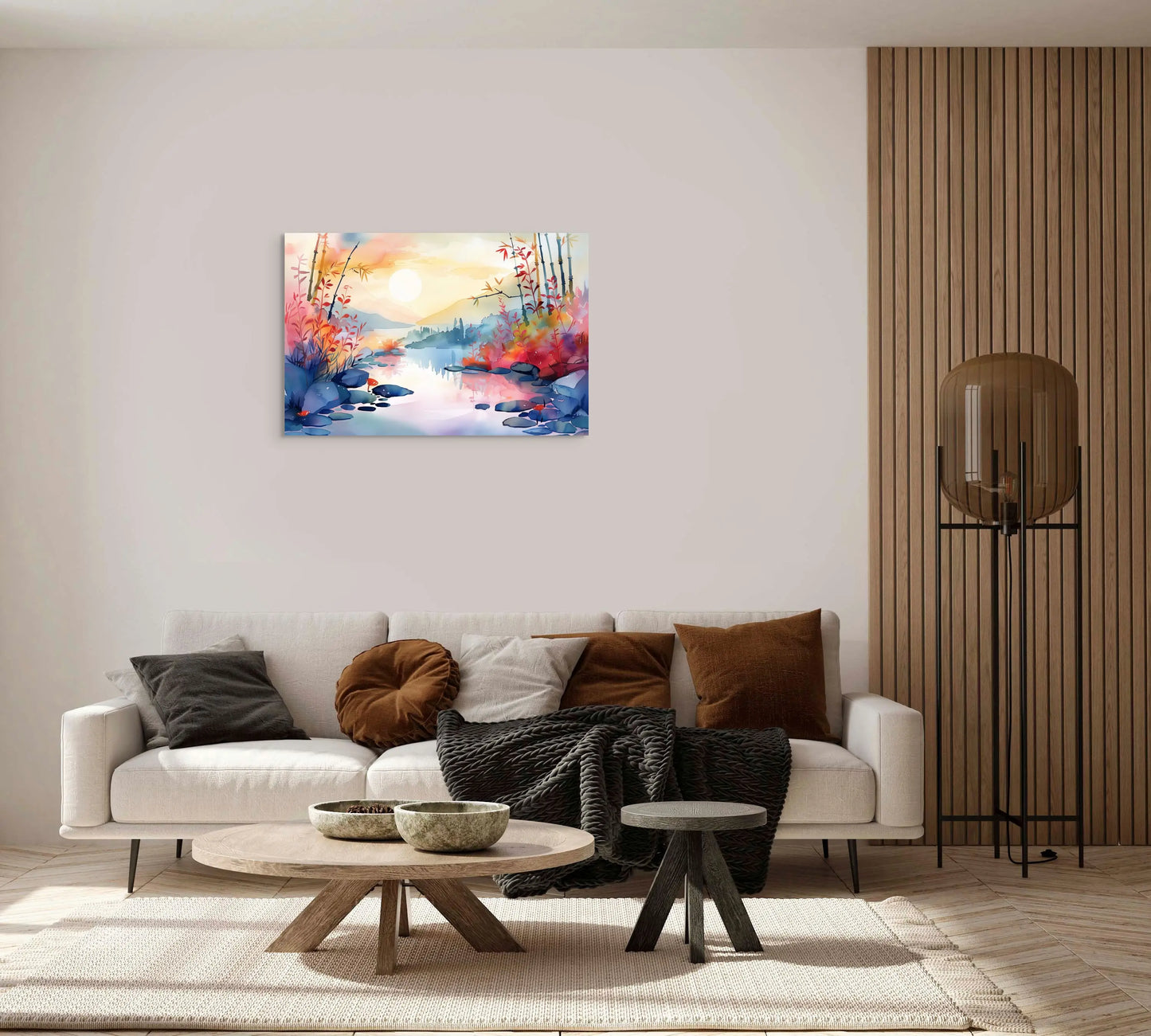 Tableau Zen Aquarelle Affiches, reproductions et œuvres graphiques Art Virtuoso