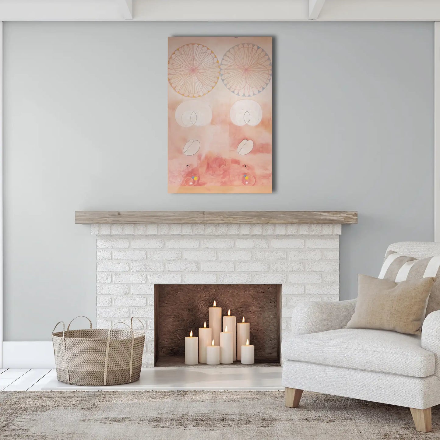 Tableau Hilma af Klint – The Ten Largest n°9 (Vieillesse)