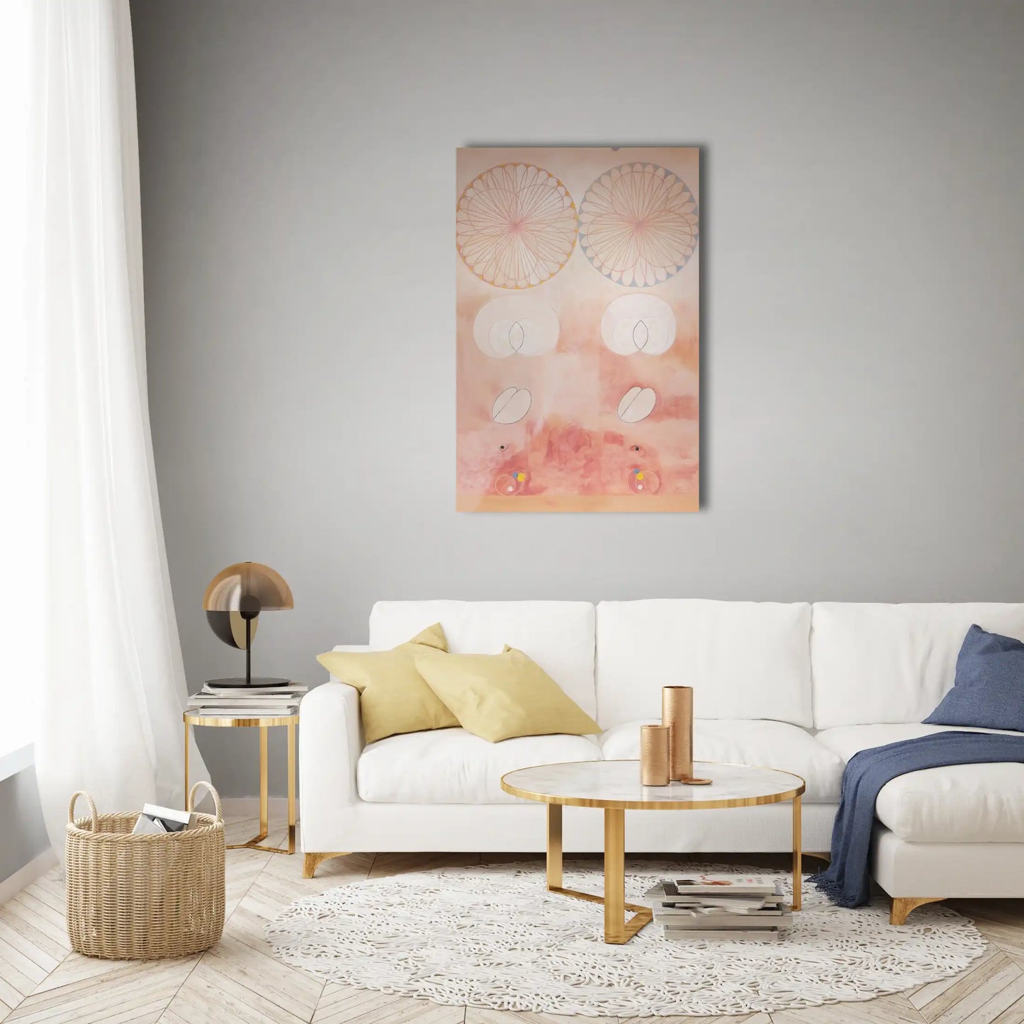 Tableau Hilma af Klint – The Ten Largest n°9 (Vieillesse)