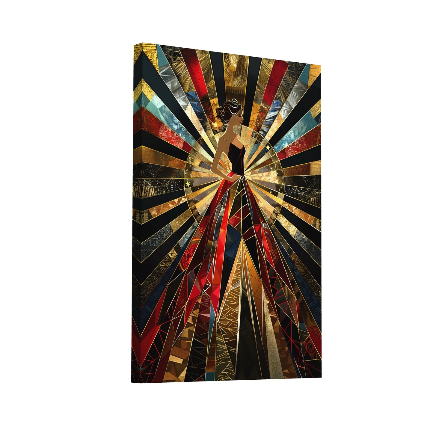 Product Hero 3D WebP Toile Art Deco Ancienne - Art Virtuoso