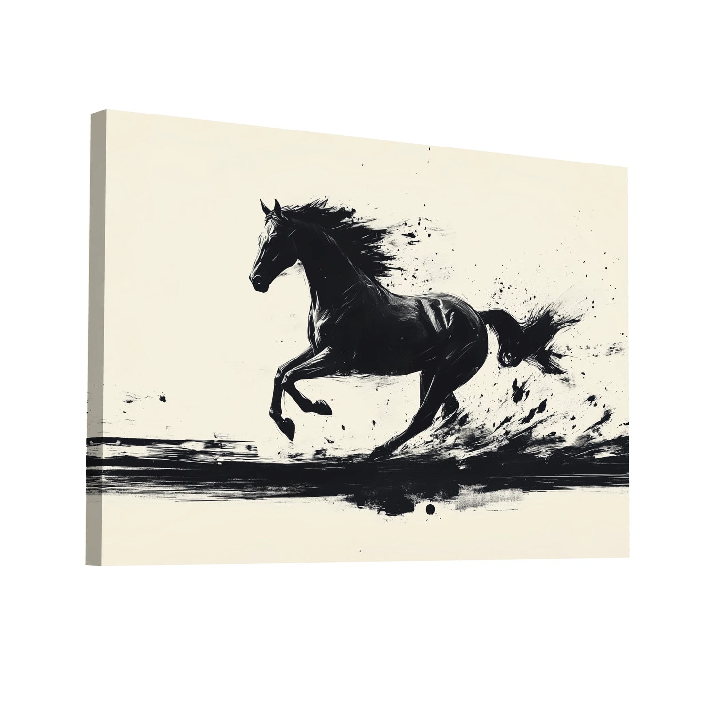 Product Hero 3D WebP Toile Cheval Dessiné - Art Virtuoso