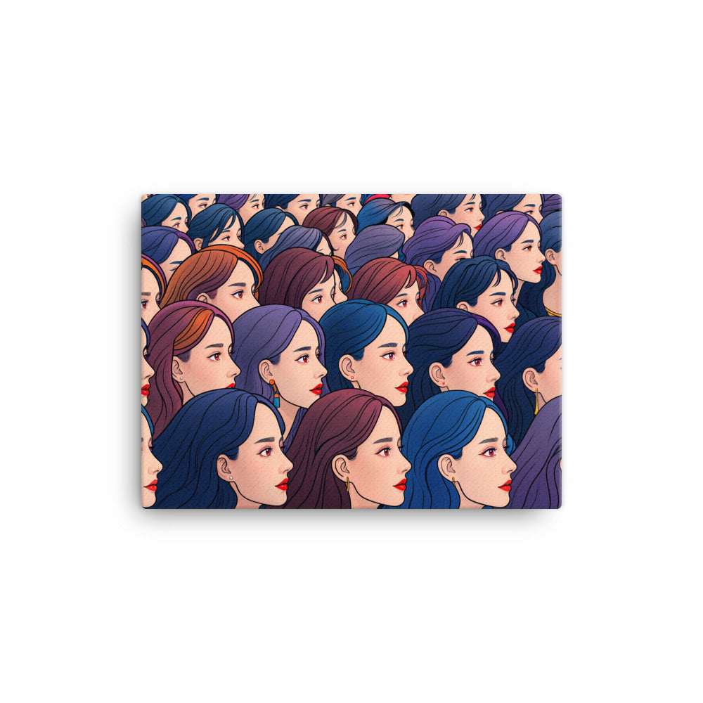 Toile Pop Art : Ode à la Beauté Plurielle Art Virtuoso S