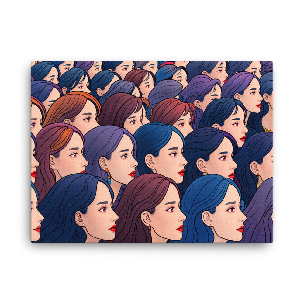 Toile Pop Art : Ode à la Beauté Plurielle Art Virtuoso L