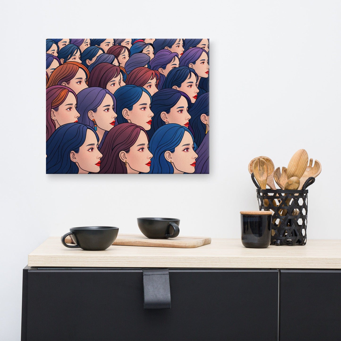 Toile Pop Art : Ode à la Beauté Plurielle Art Virtuoso