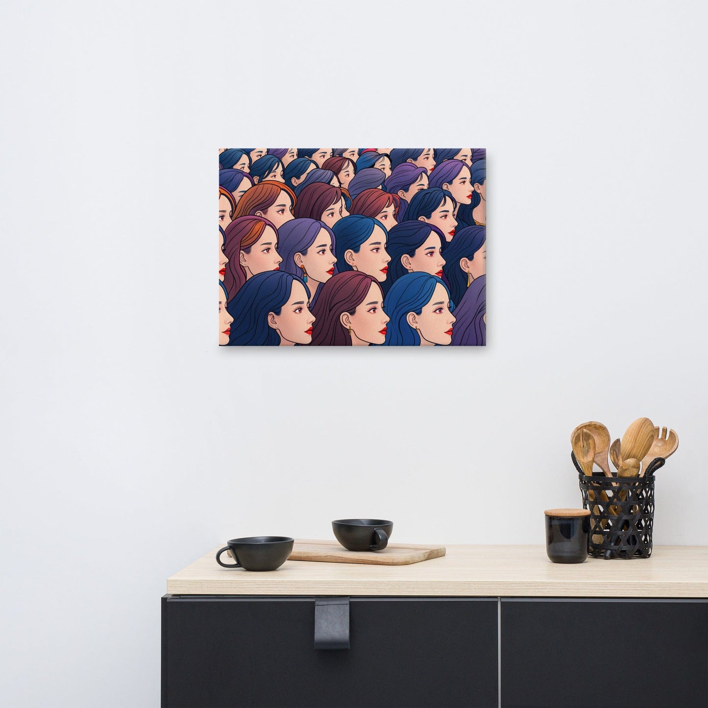 Toile Pop Art : Ode à la Beauté Plurielle Art Virtuoso