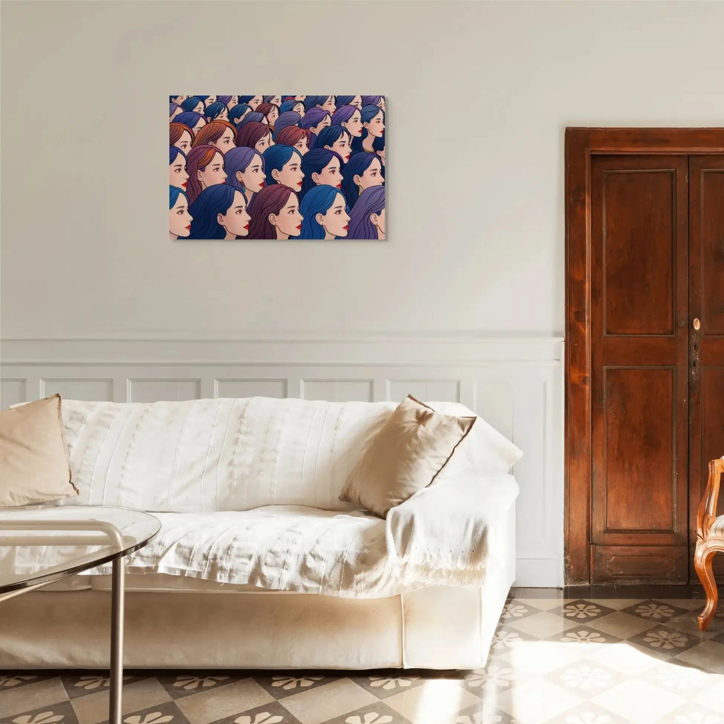 Toile Pop Art : Ode à la Beauté Plurielle Art Virtuoso