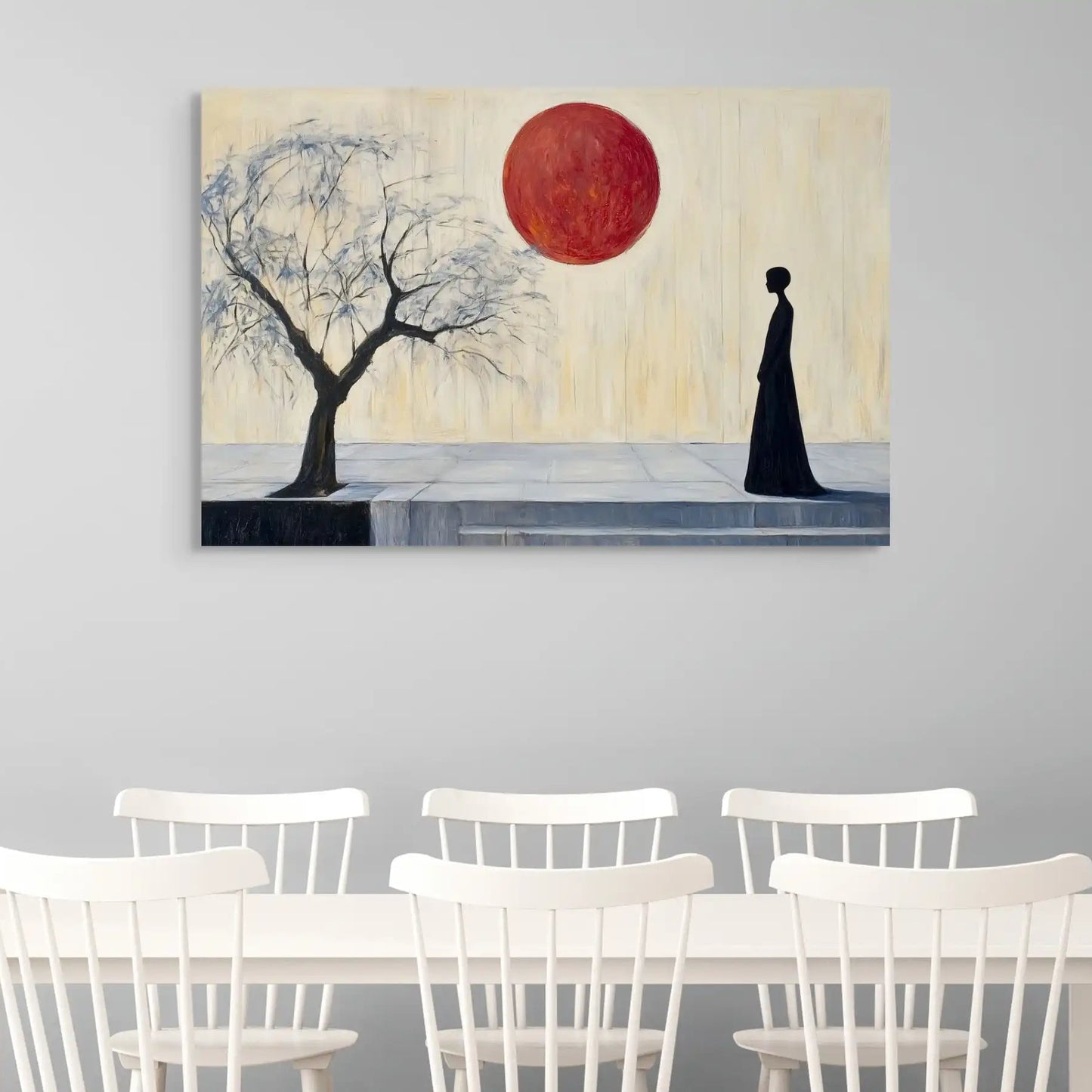 Toile Déco Suédoise : Solitude Contemplative Affiches, reproductions et œuvres graphiques Art Virtuoso