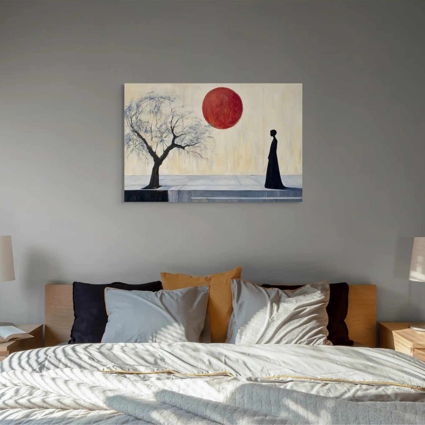 Toile Déco Suédoise : Solitude Contemplative Affiches, reproductions et œuvres graphiques Art Virtuoso