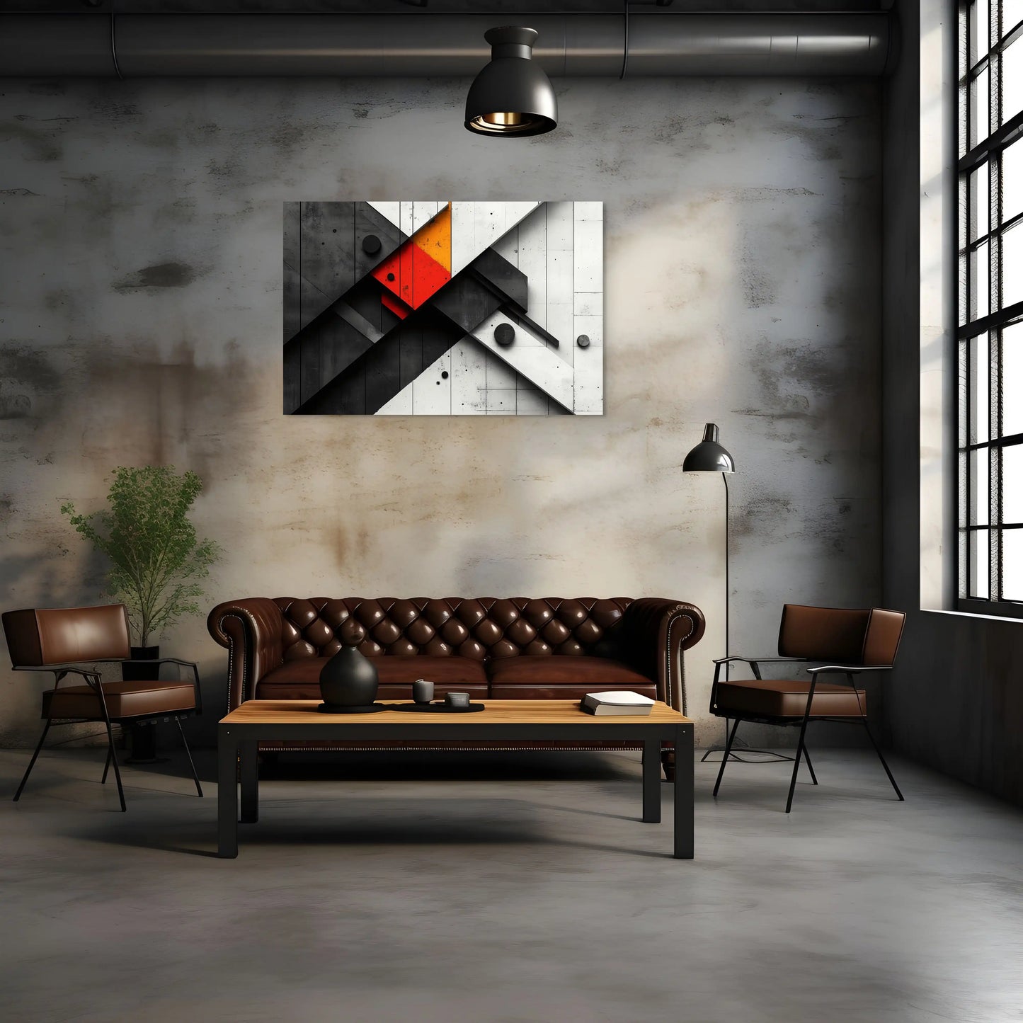 Toile Industrielle Contemporaine Affiches, reproductions et œuvres graphiques Art Virtuoso