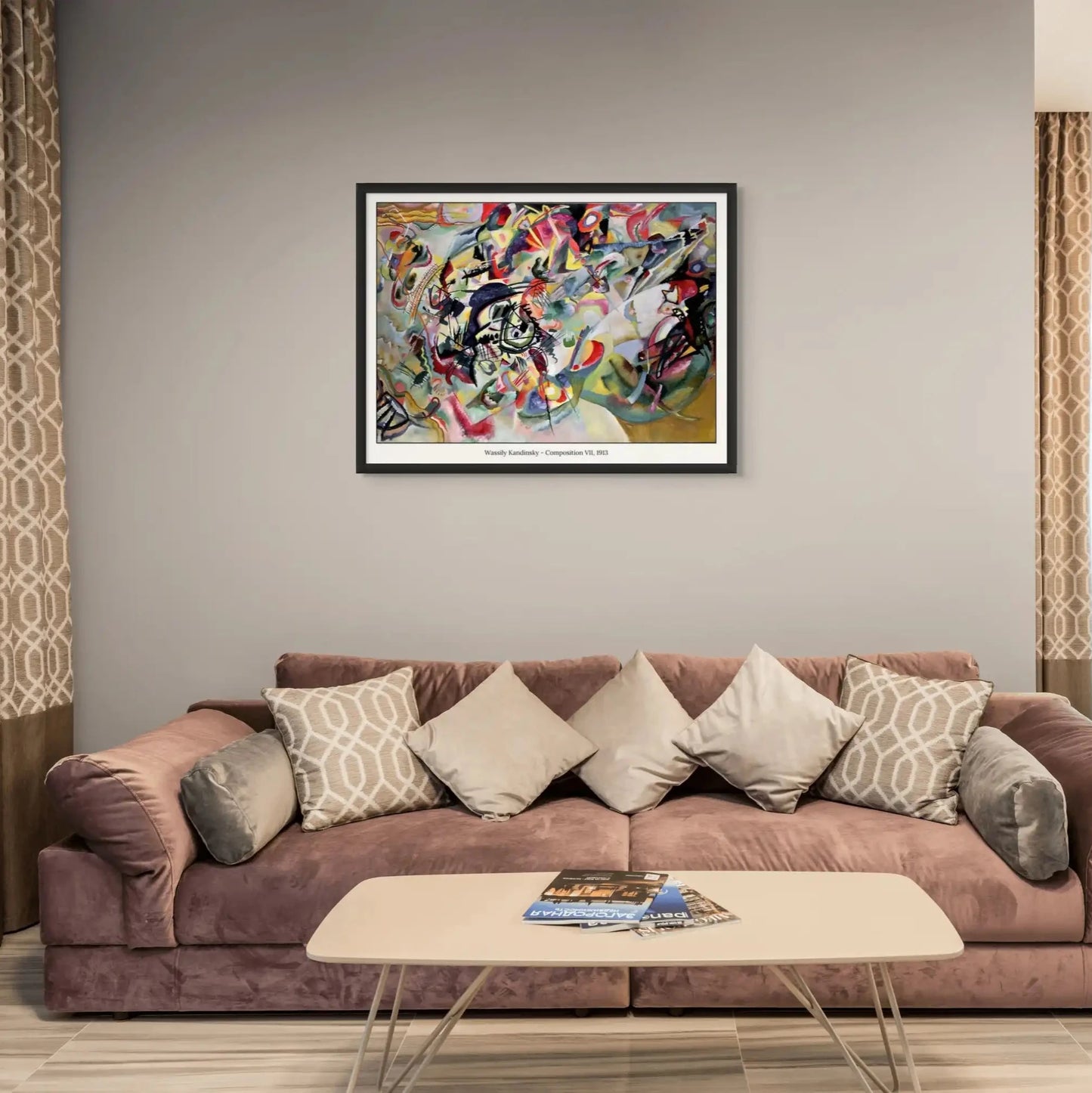 Wassily Kandinsky - Composition 7 Affiches, reproductions et œuvres graphiques Art Virtuoso