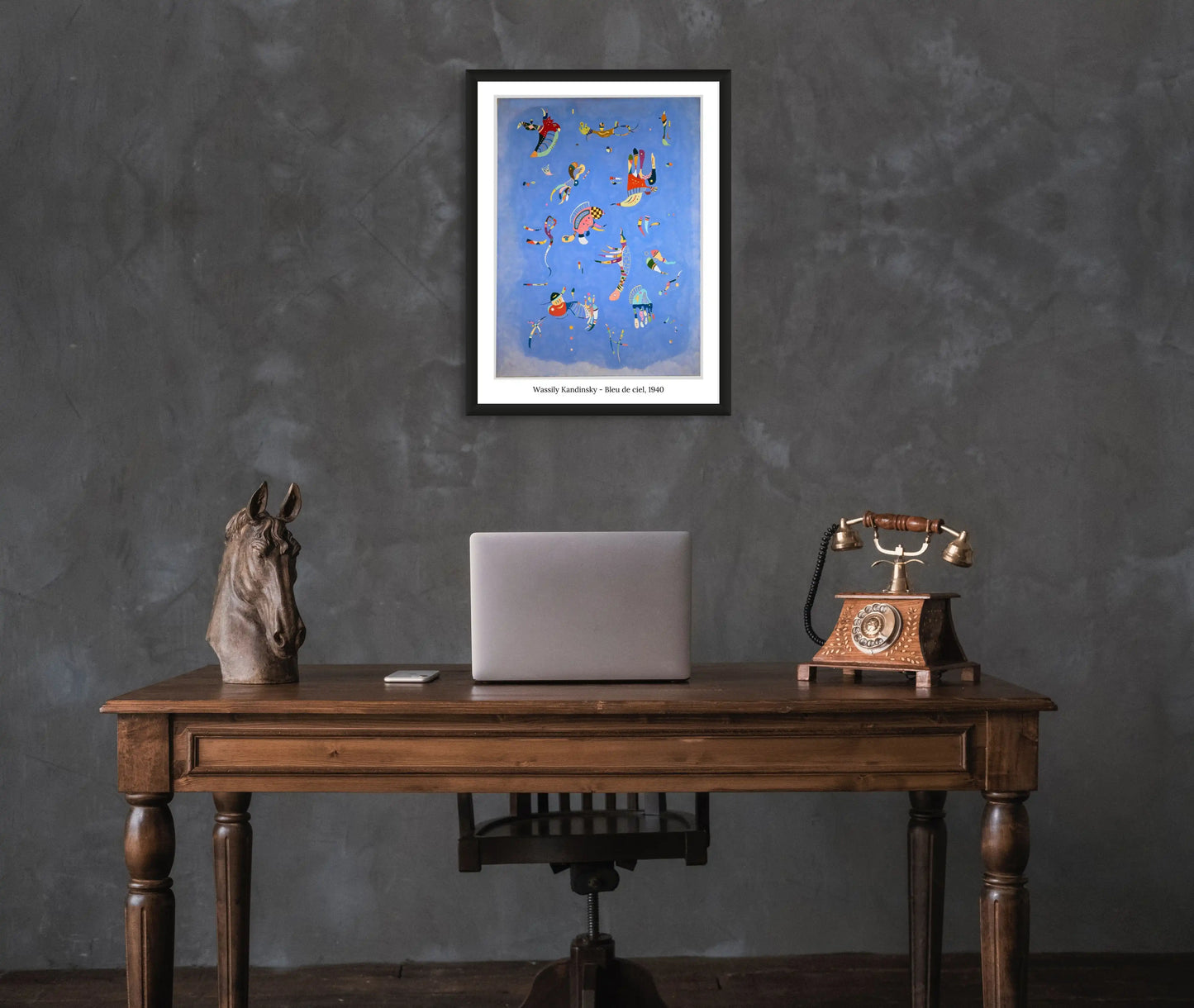 Bleu de Ciel - Kandinsky Affiches, reproductions et œuvres graphiques Art Virtuoso