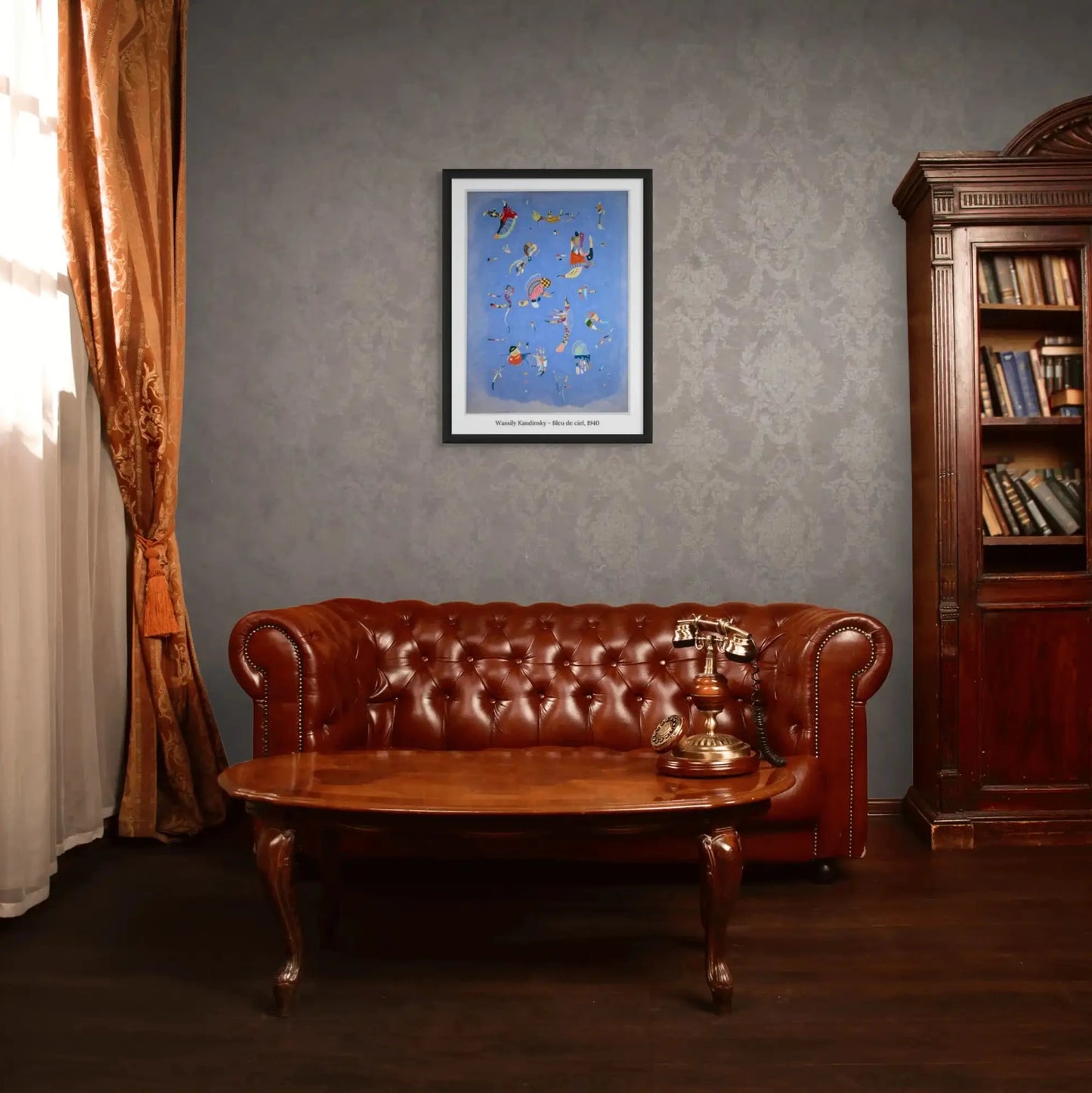 Bleu de Ciel - Kandinsky Affiches, reproductions et œuvres graphiques Art Virtuoso