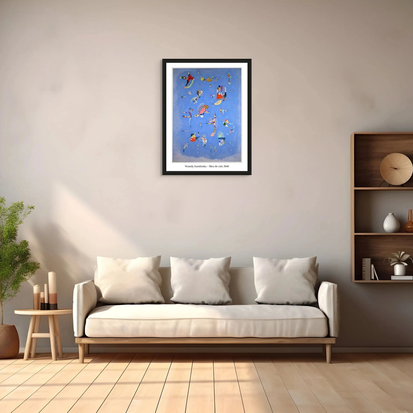 Bleu de Ciel - Kandinsky Affiches, reproductions et œuvres graphiques Art Virtuoso