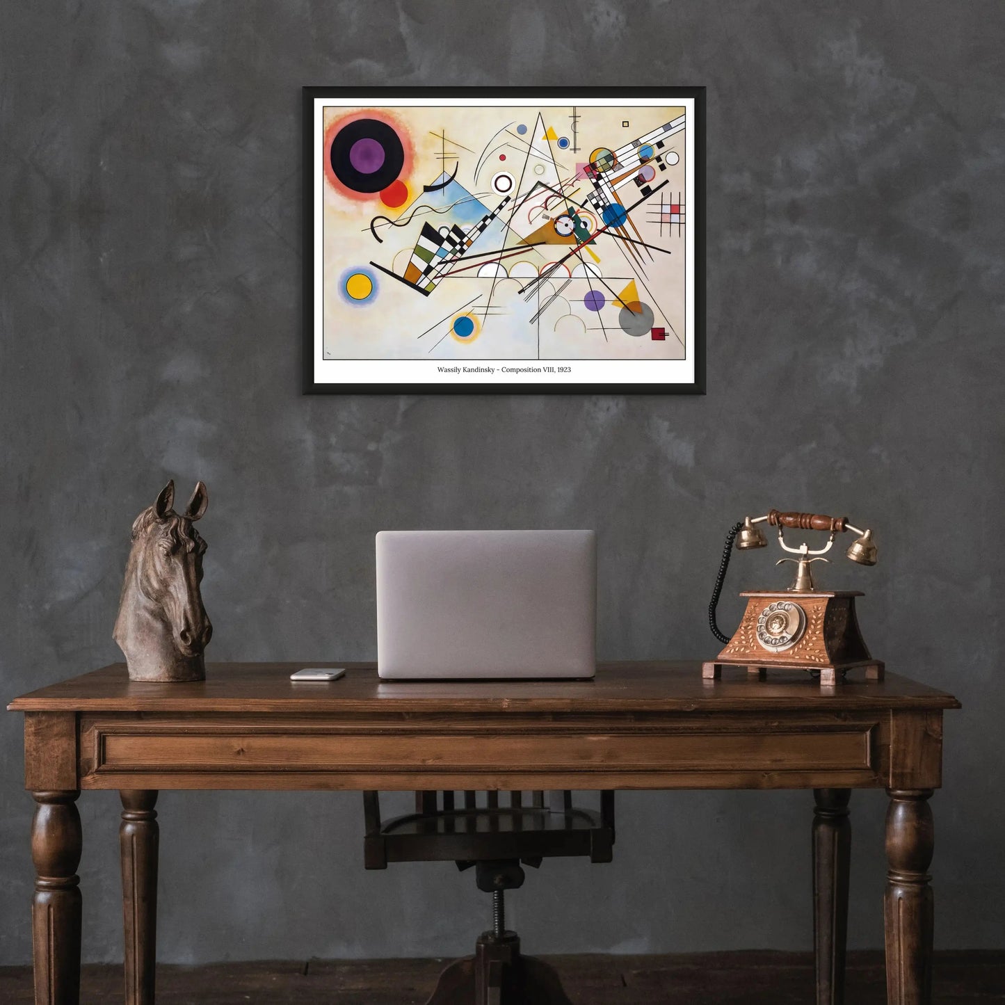 Kandinsky - Composition 8 Affiches, reproductions et œuvres graphiques Art Virtuoso