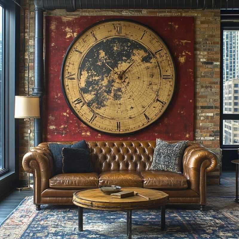 Déco Murale Industrielle  Osez la Matière Brute pour un Look Loft Irrésistible