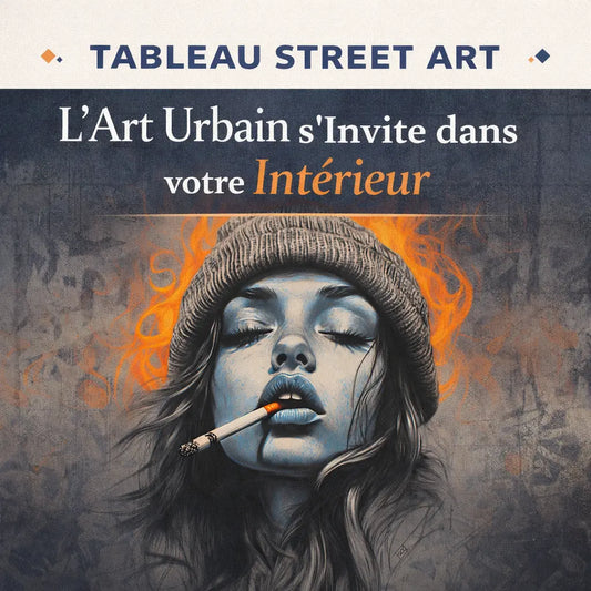 Tableau Street Art  L'Art Urbain s'Invite dans votre Intérieur