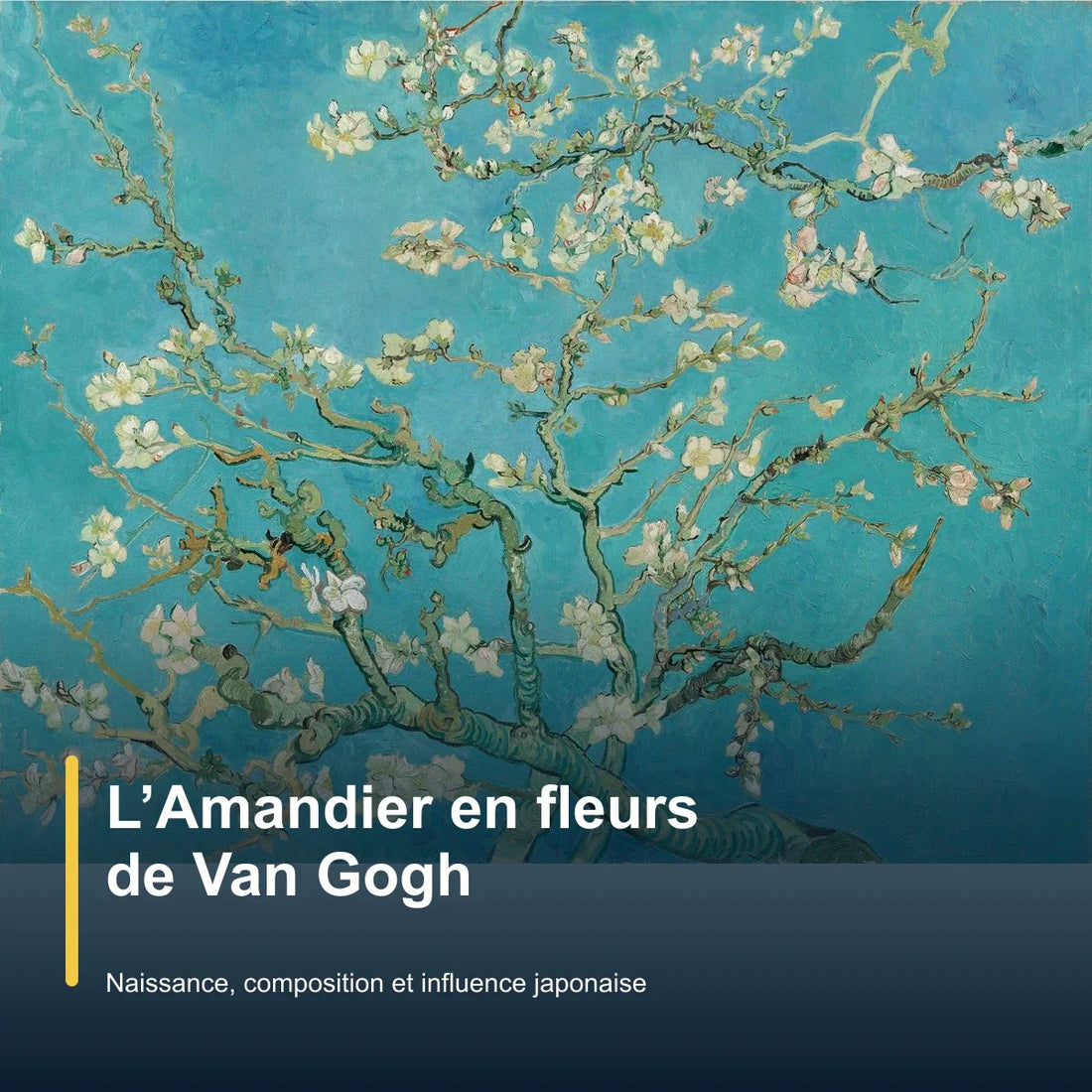 Vincent van Gogh, L’Amandier en fleurs, 1890, Van Gogh Museum, domaine public
