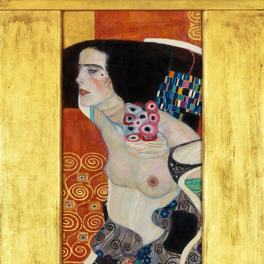 Détail carré de Judith II de Gustav Klimt