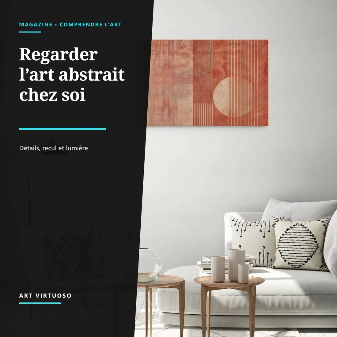 Art abstrait chez soi : regarder une image au-delà de ses couleurs