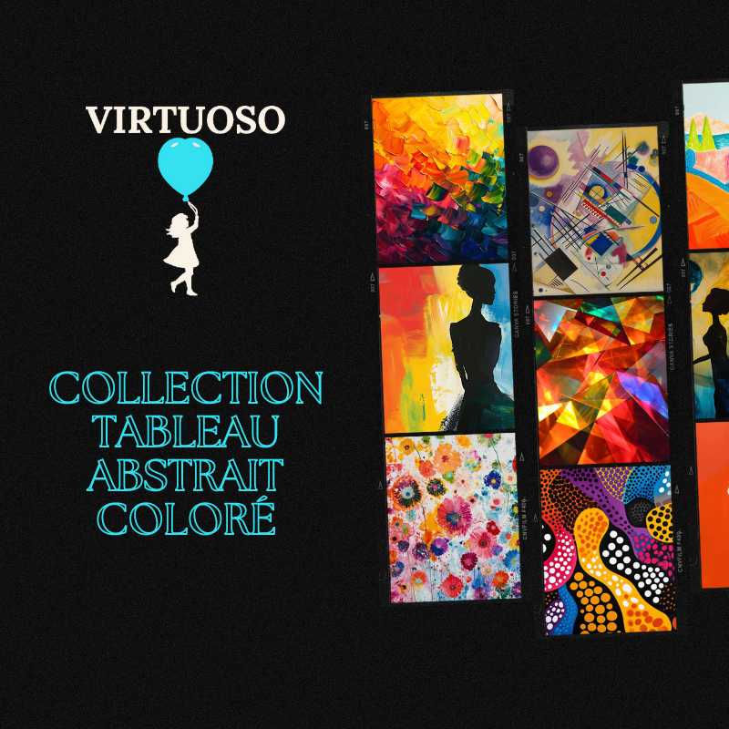 Collection - Tableau Abstrait Coloré