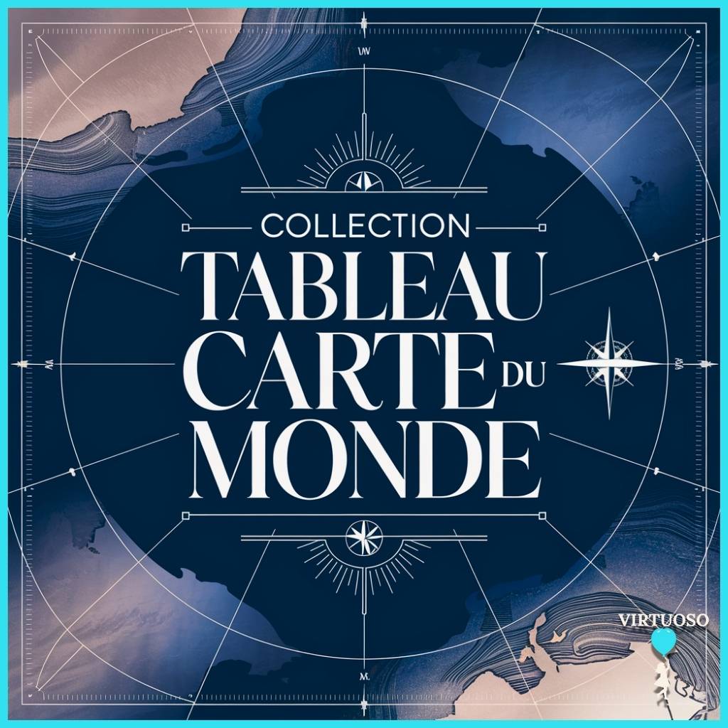 Collection Tableau Carte du Monde