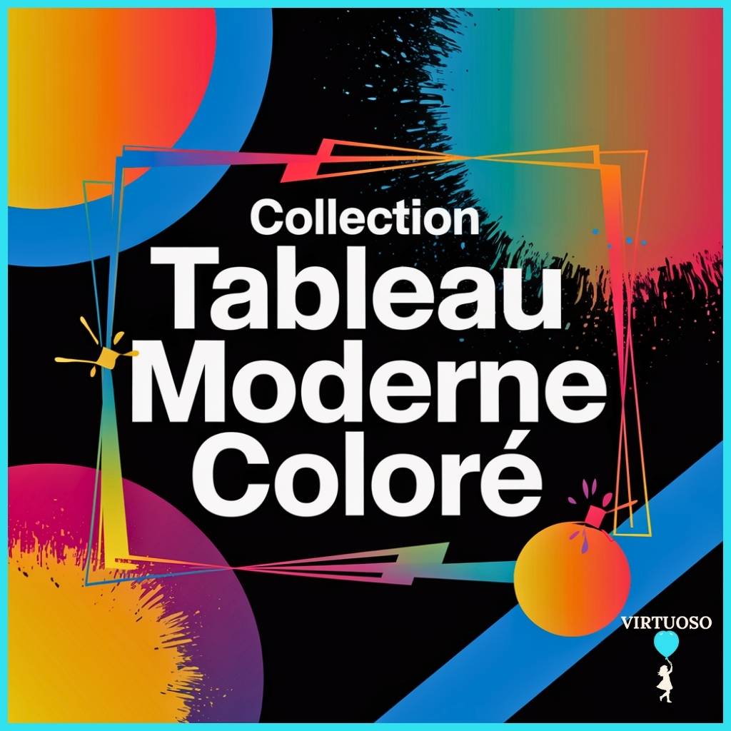 Collection Tableau Moderne Coloré