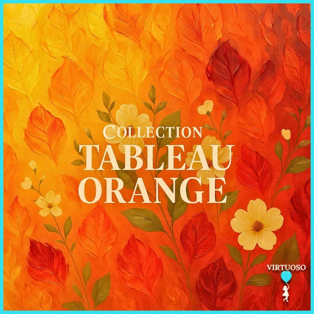 Collection Tableau Orange  Explosion de Couleurs et d'Émotions