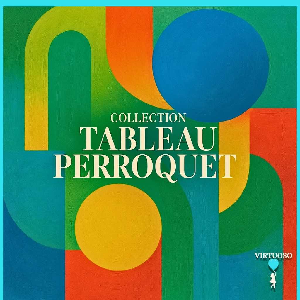 Collection Tableau Perroquet  Explosion de Couleurs Exotiques