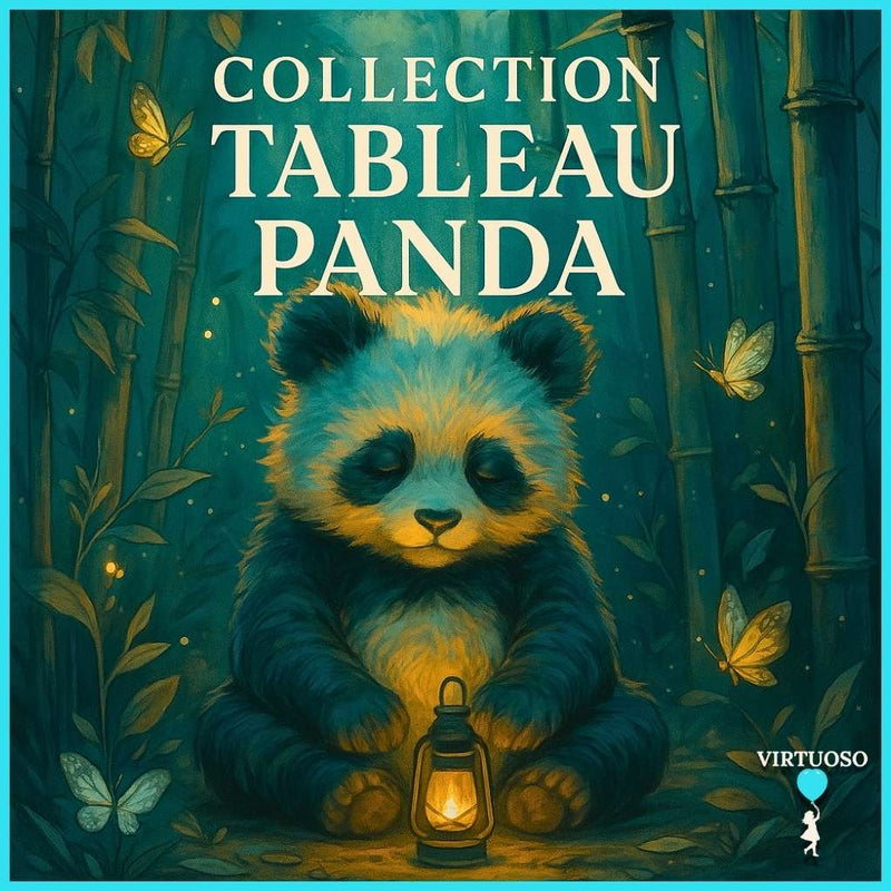 Collection Tableau Panda : Charme et Tendresse Exotique