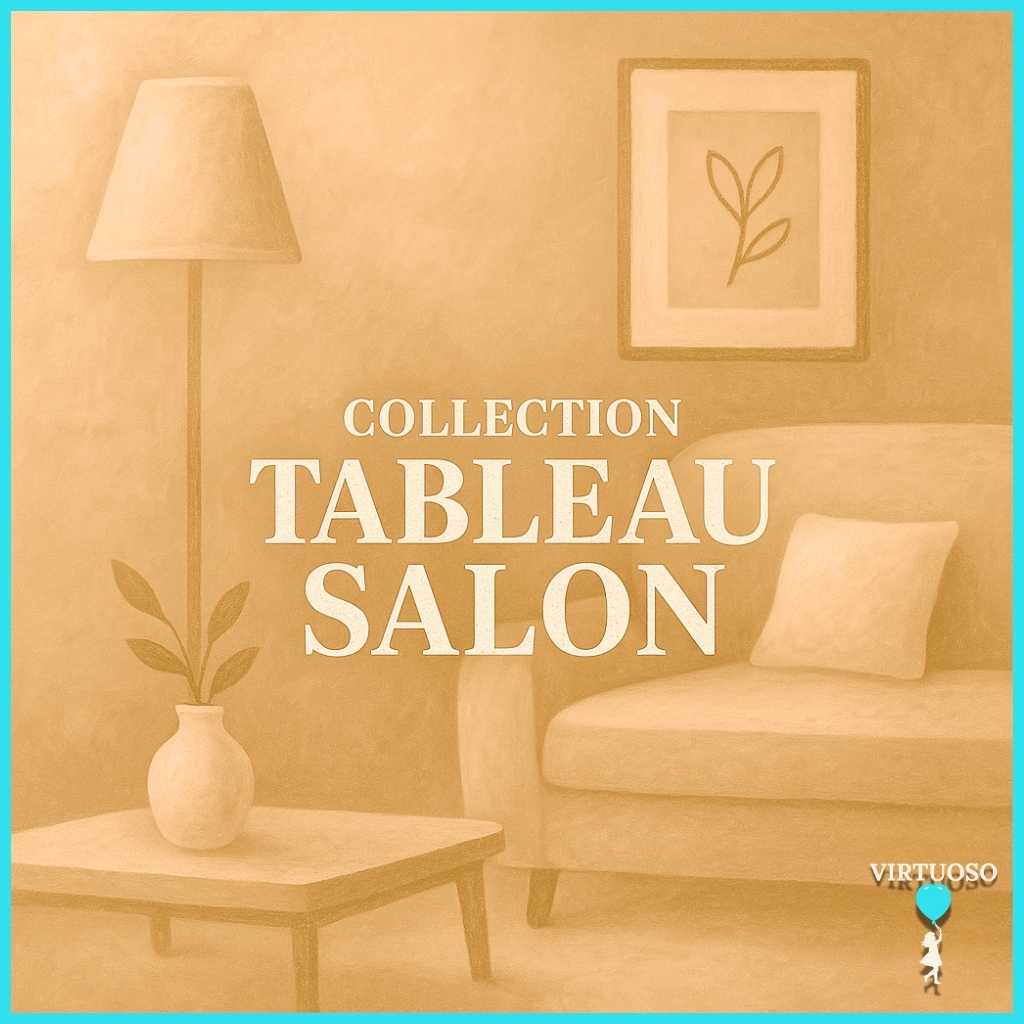 Collection Tableau Salon  L'Art Moderne pour un Espace de Vie Inspirant