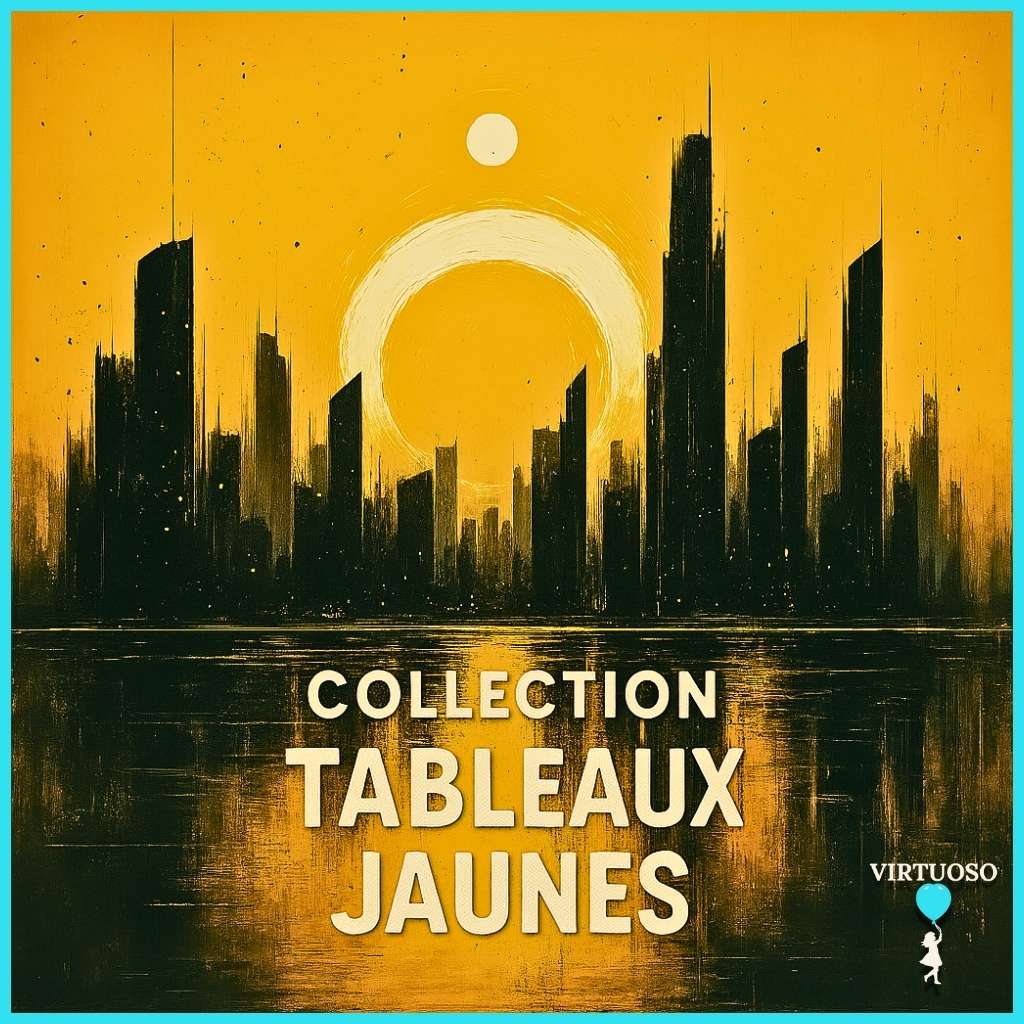 Collection Tableaux Jaunes  L’Art de la Décoration Murale qui Rayonne
