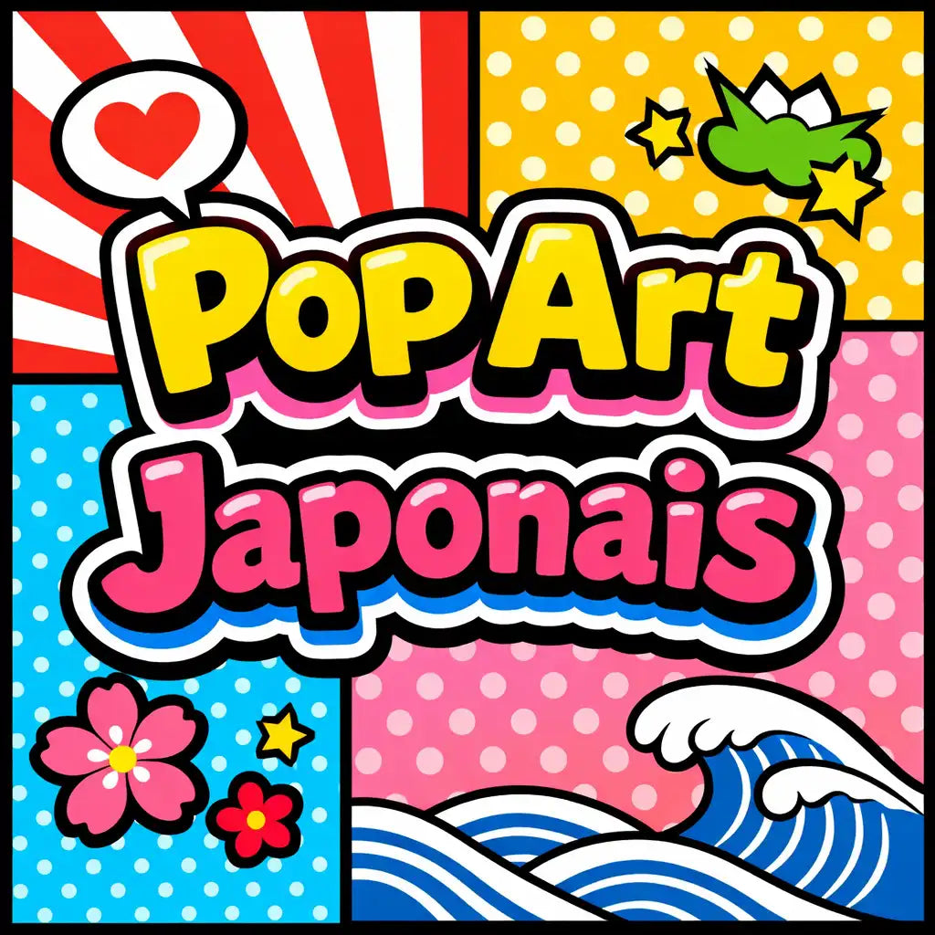 Tableaux Pop Art Japonais, Anime et culture Manga - Neo Japonisme