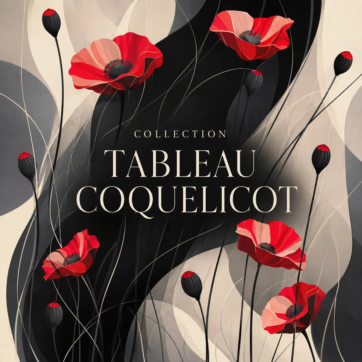 tableau coquelicot