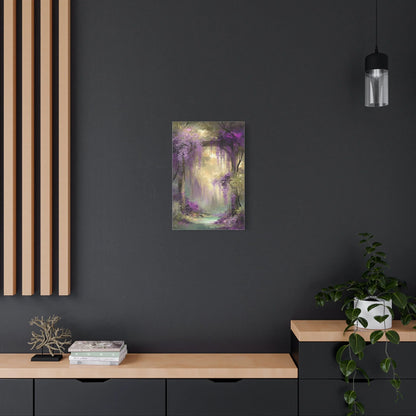 Tableau Détail des grappes pourpres et lavande