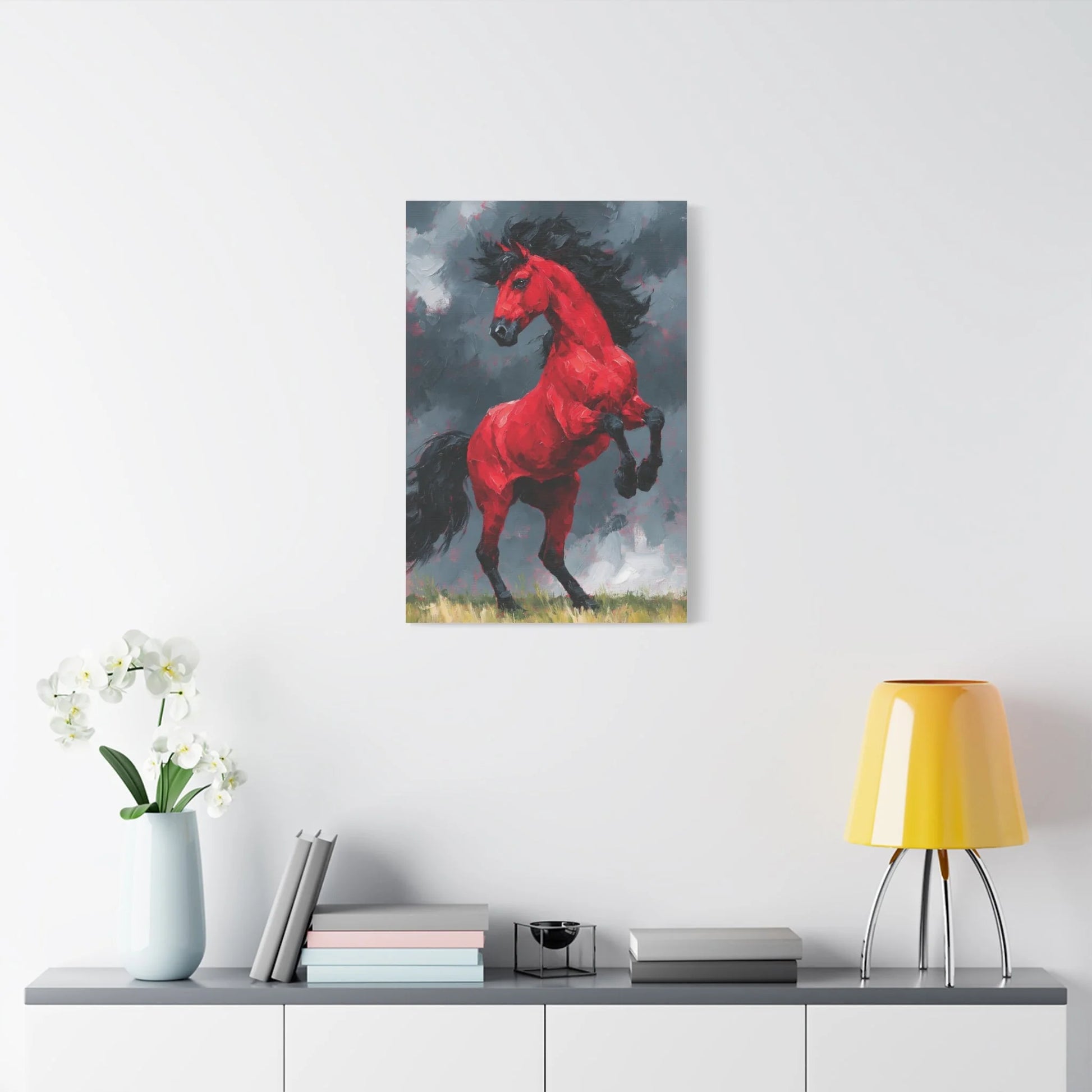 Détail des coups de couteau impasto