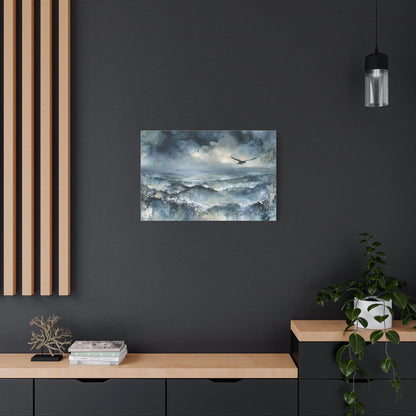 Tableau Mouette sur toile de coton 470 g/m²