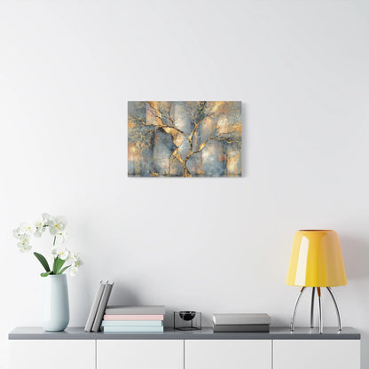 Tableau Gris doré esprit Klimt revisité