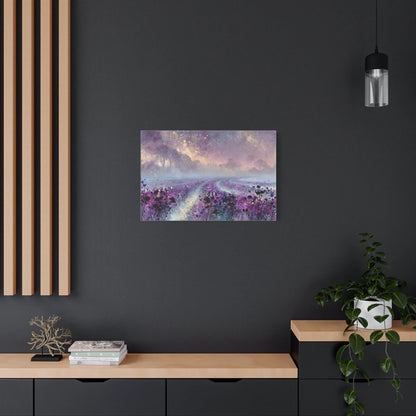 Tableau Lavande sur toile de coton 470 g/m²