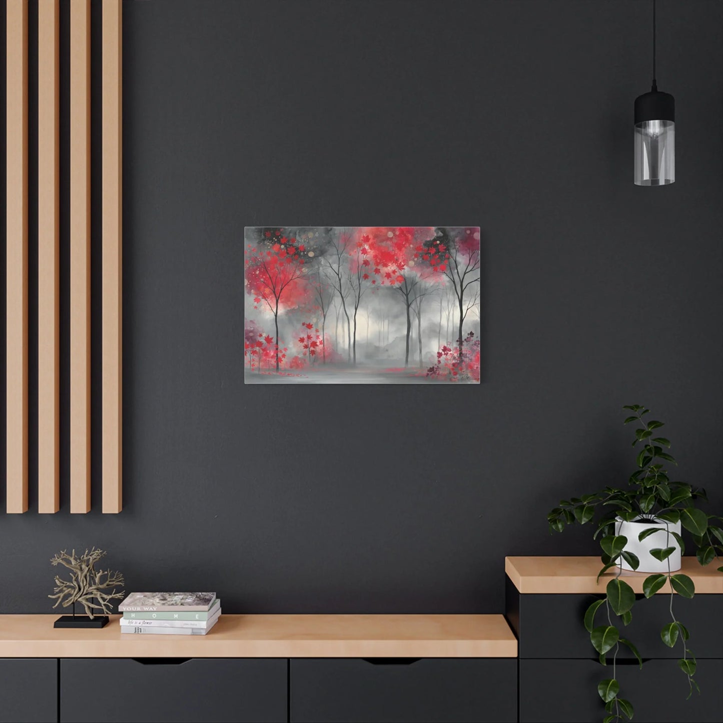 Tableau Érables sur toile de coton 470 g/m²
