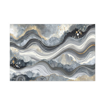 Tableau Tableau abstrait au-dessus d'un canapé en velours sombre