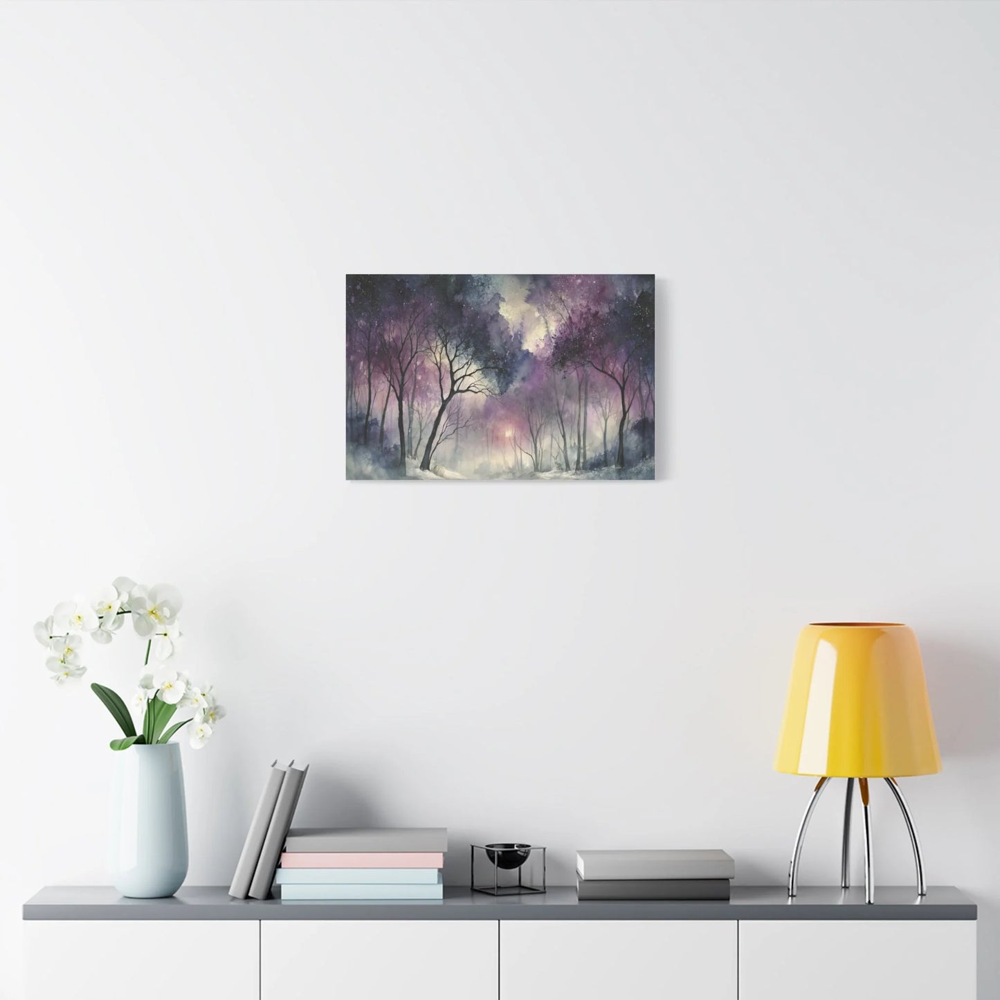 Tableau Forêt violette esprit Perrault revisité