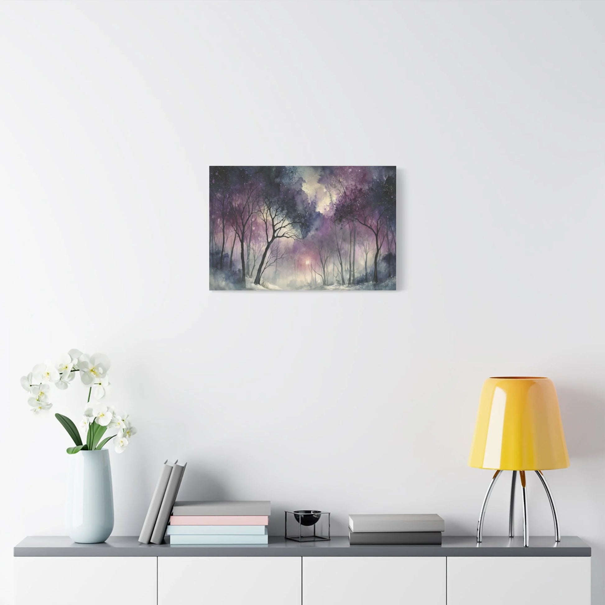 Tableau Forêt violette esprit Perrault revisité