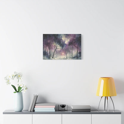 Tableau Forêt violette esprit Perrault revisité