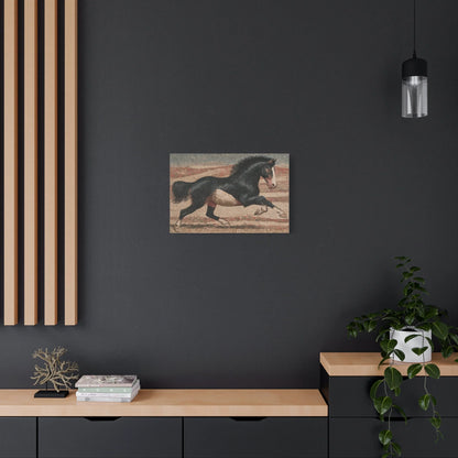 Tableau en Mosaïque Cheval Romain au Galop - Course Antique - décor pièce à vivre lumineuse